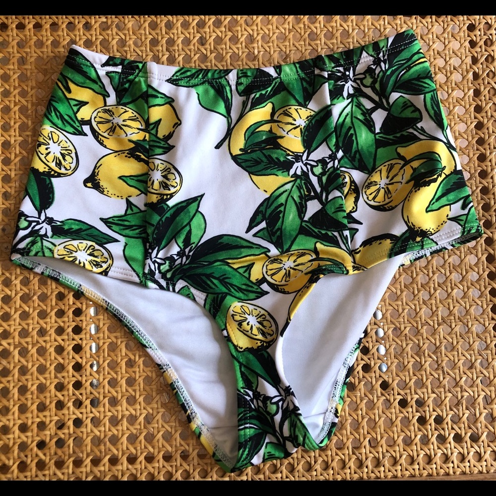 American Apparel High Waisted Lemon Bikini